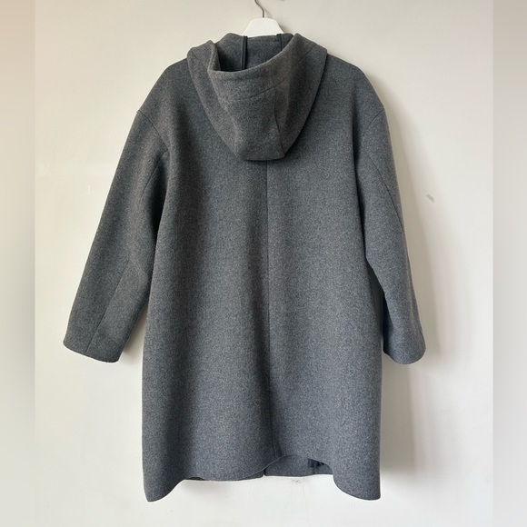 Uniqlo | WOOL BLEND COAT WITH HOOD - Picture 7 of 11
